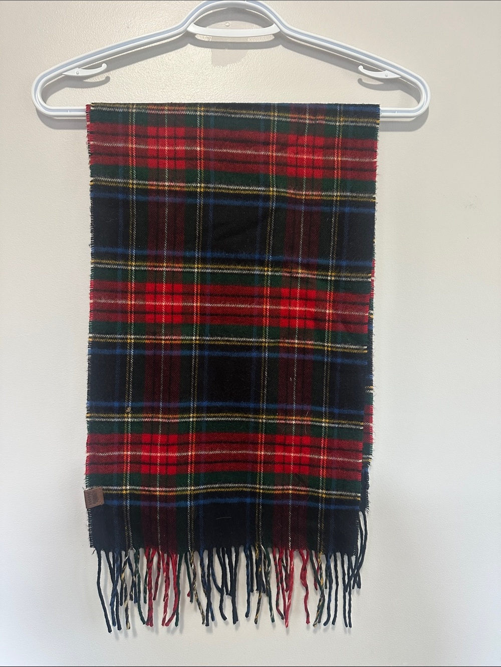 Roots Classic Red & Black Tartan Men's Scarf